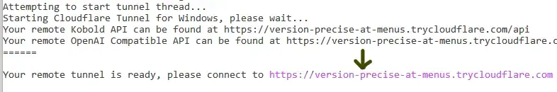 koboldcpp-remote URL in game settings